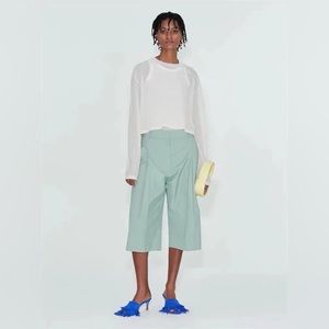 NWOT Recto White Knit Top Size M